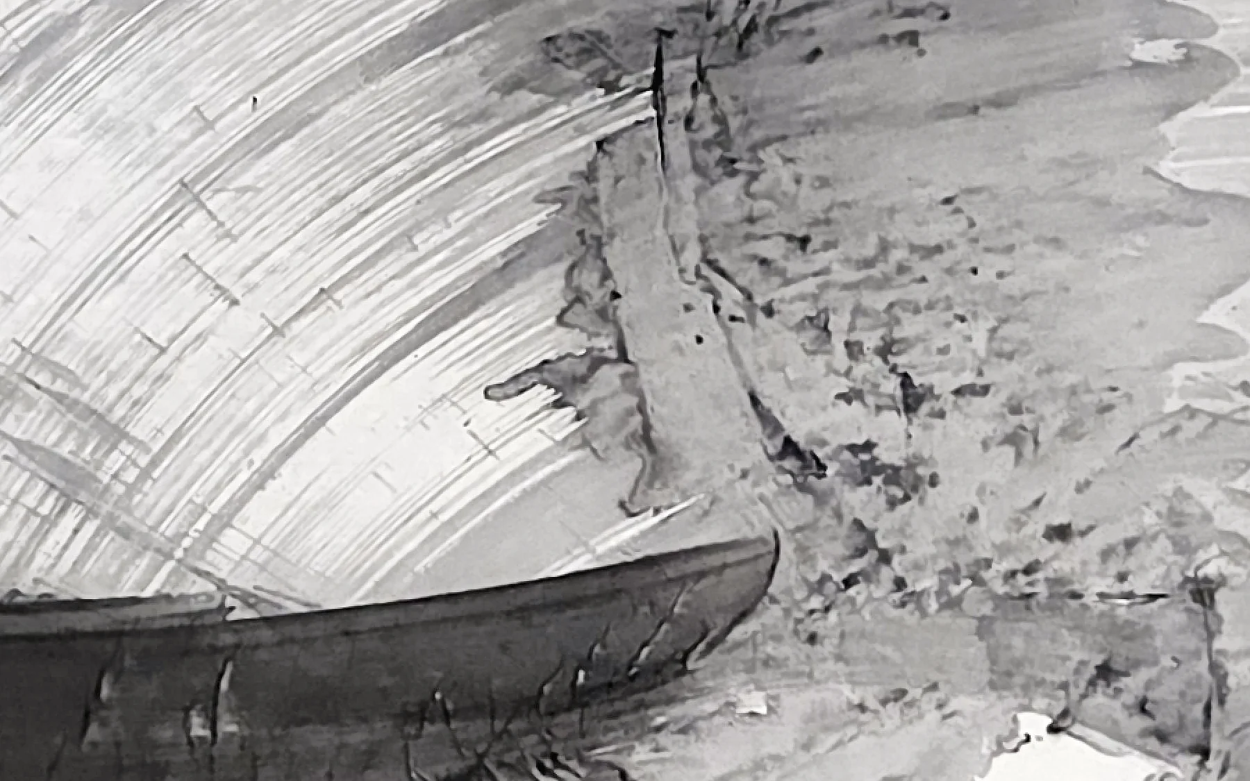 Detail of T_197: the surface at close range