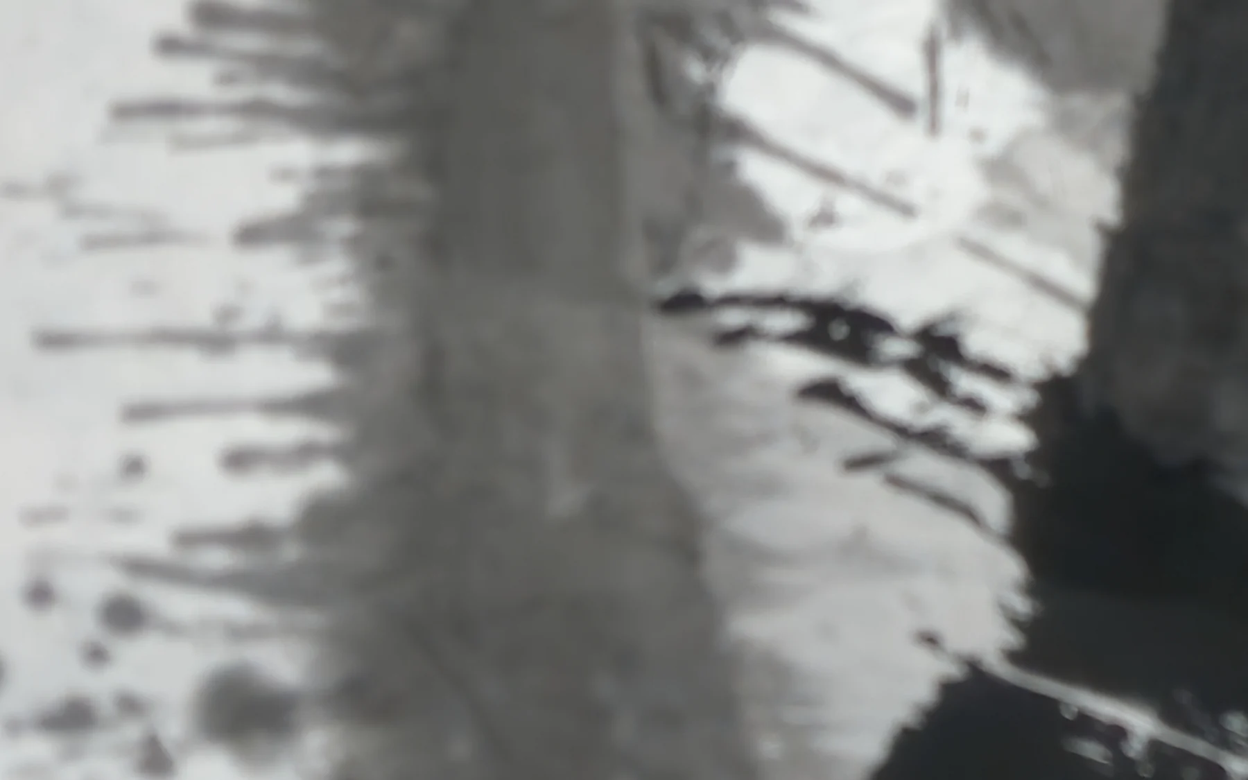 Detail of T_260: the surface at close range