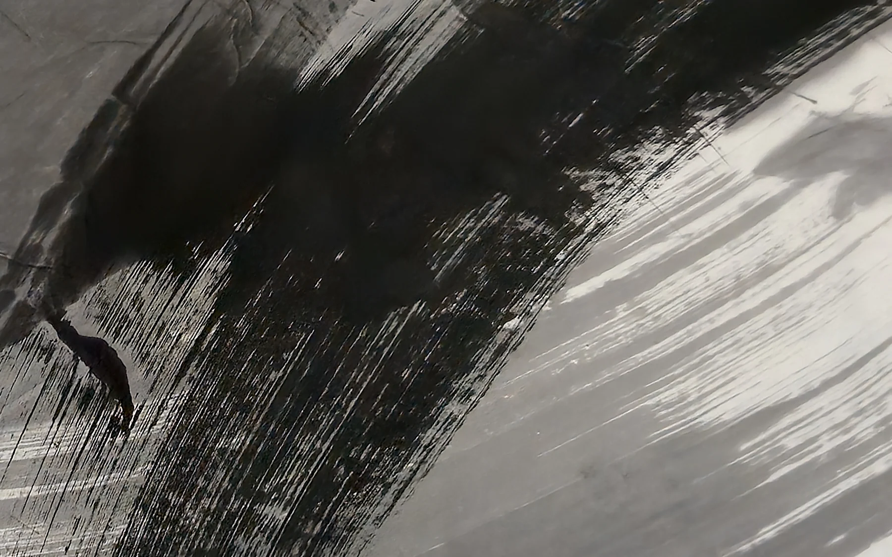 Detail of T_303: the surface at close range
