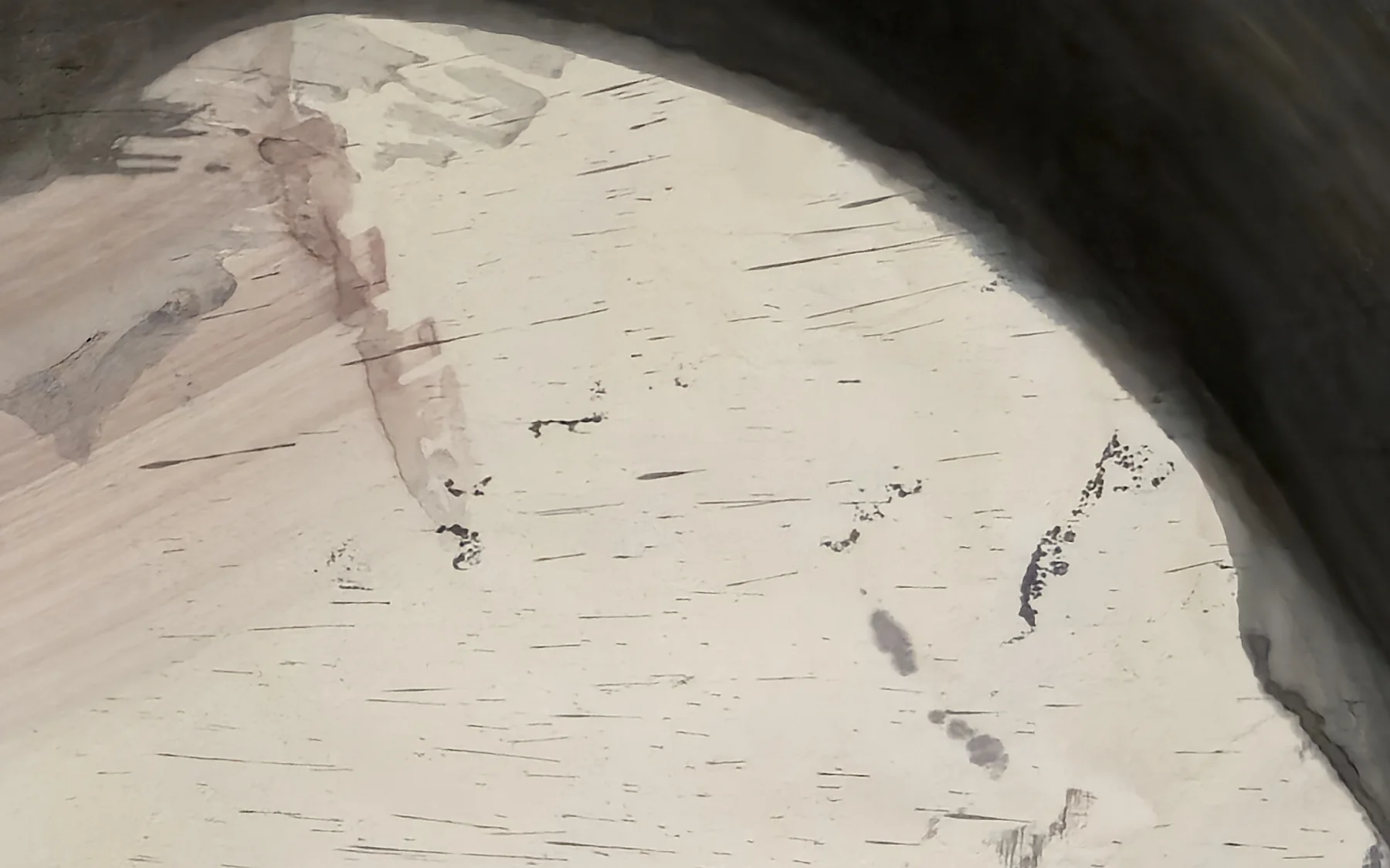 Detail of T_316: the surface at close range