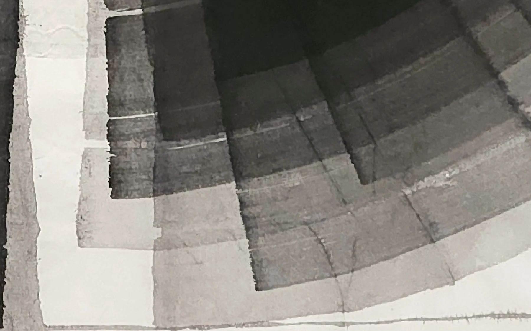 Detail of T_349: the surface at close range