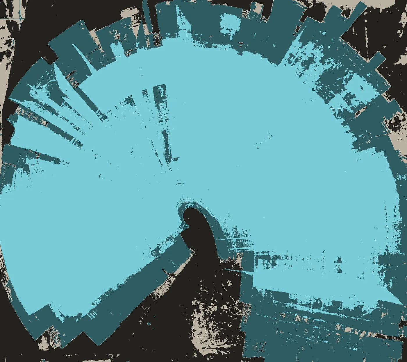 T_387: every pixel as the measuring code classes it
